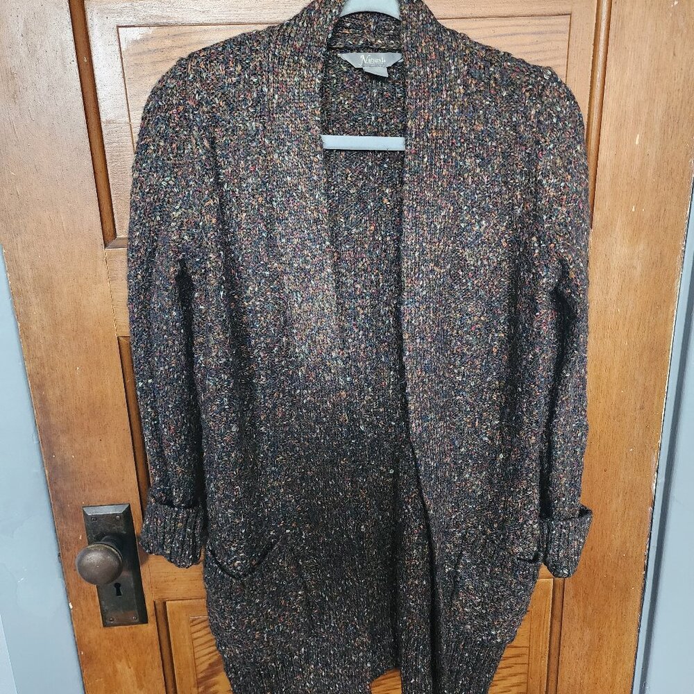 Natural Reflections Green Cardigan Size Medium